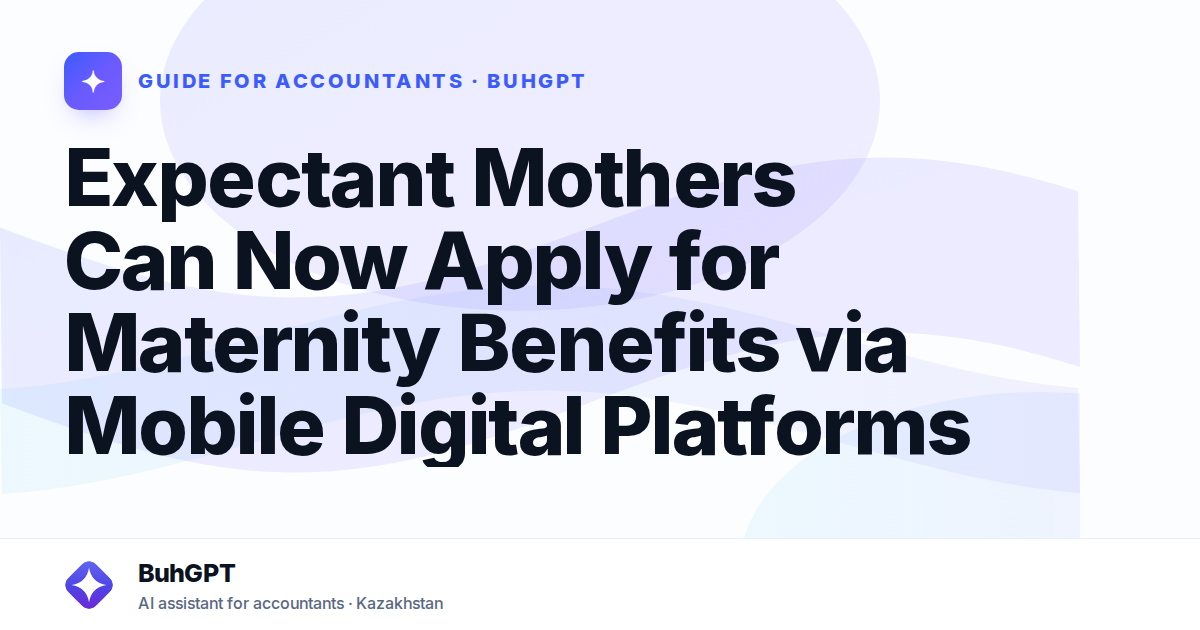 Expectant Mothers Can Now Apply for Maternity Benefits via Mobile Digital Platforms