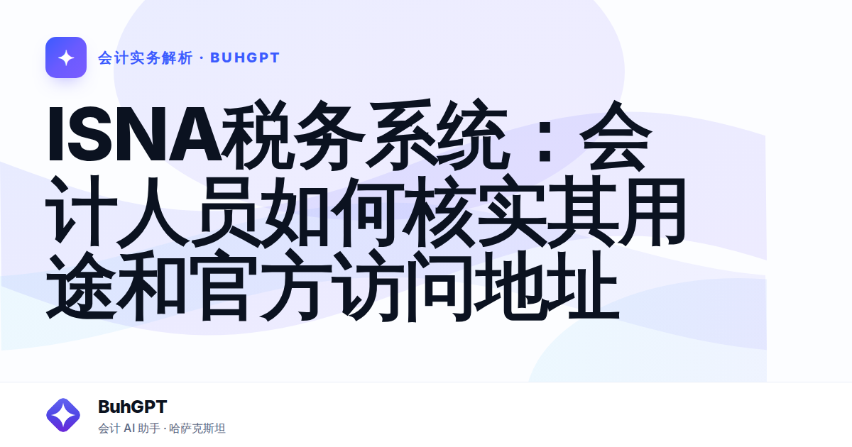 ISNA税务系统：会计人员如何核实其用途和官方访问地址