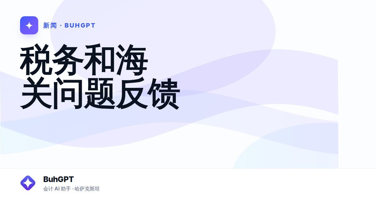 税务和海关问题反馈
