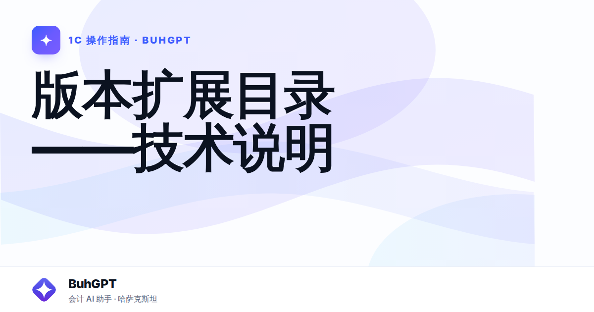 版本扩展目录——技术说明